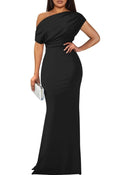 Elegant Off-Shoulder Formal Dress