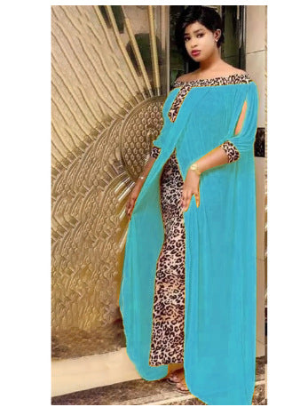 Leopard print dress for women