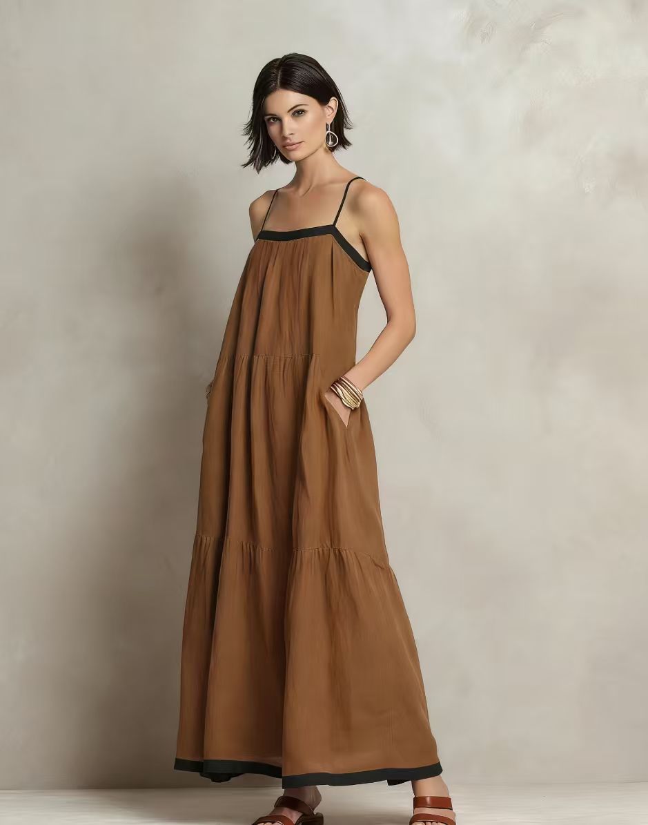 Spaghetti Strap Maxi Dress