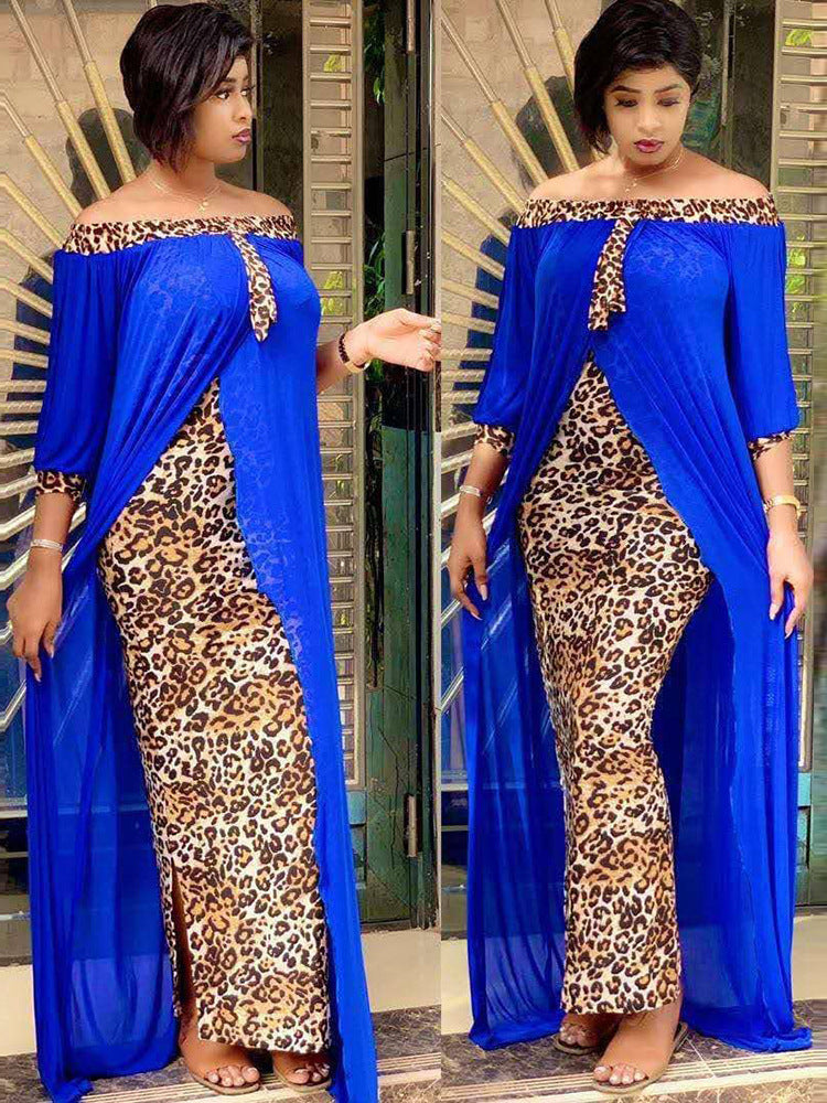Leopard print dress for women