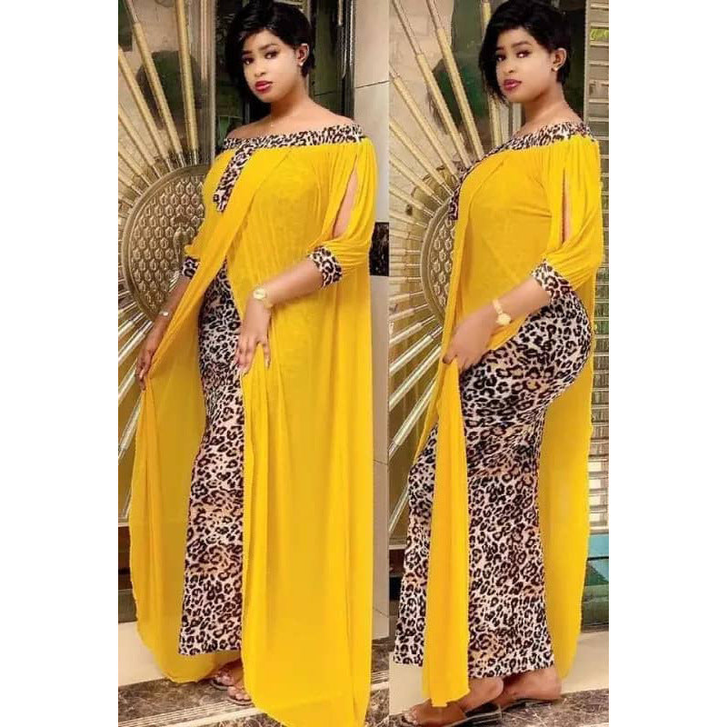 Leopard print dress for women