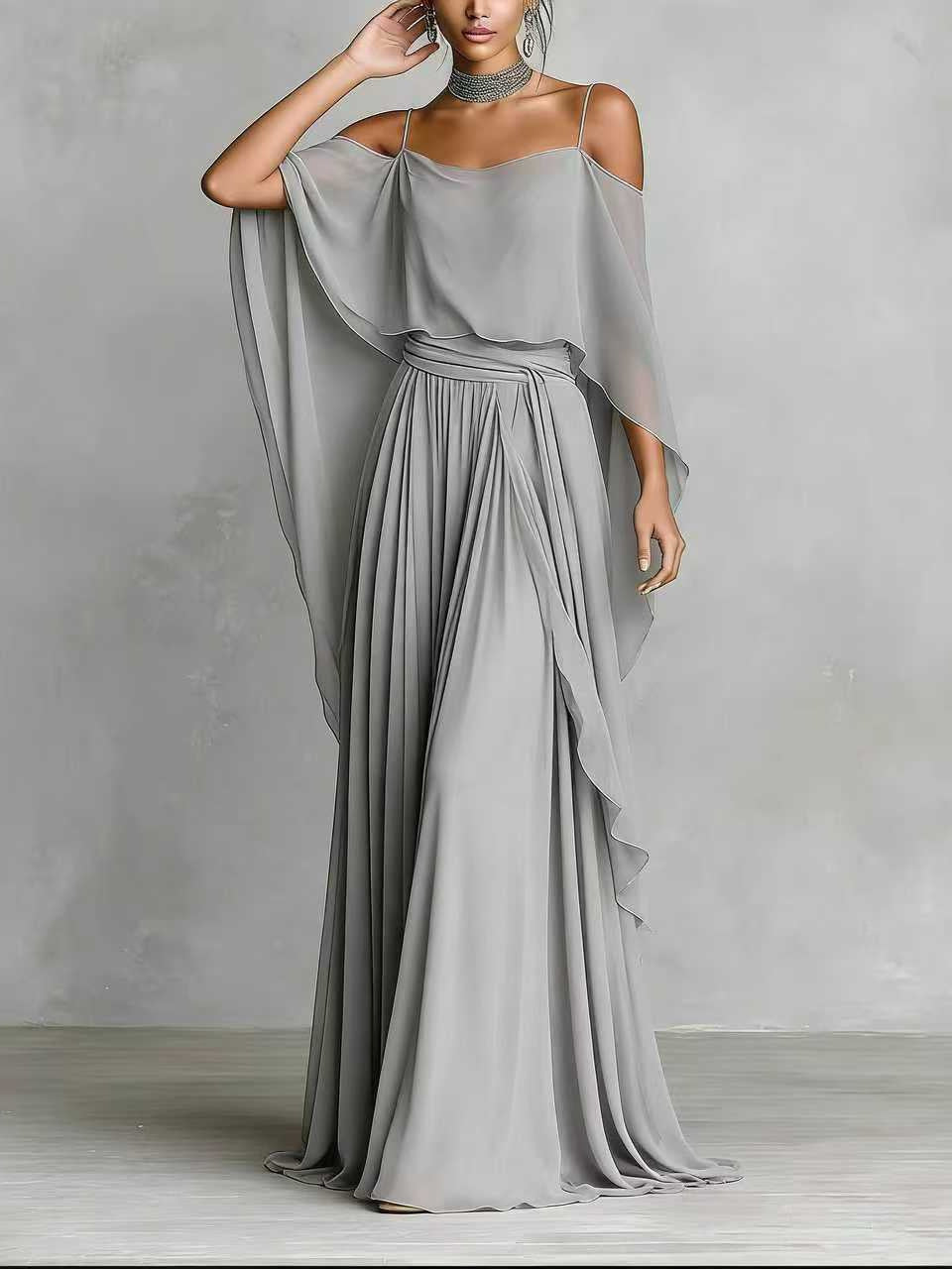Sleeveless Hollow-Out Neckline Loose Dress
