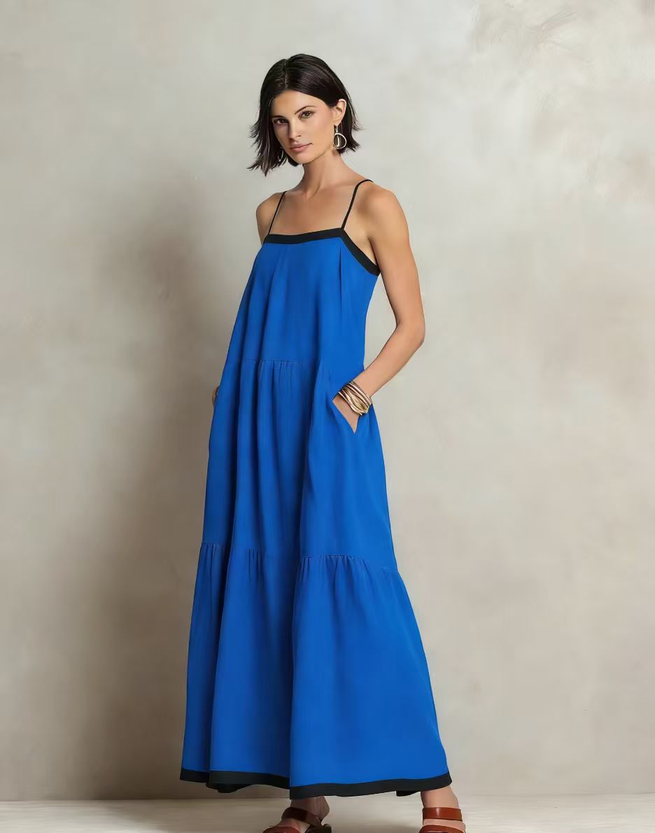 Spaghetti Strap Maxi Dress