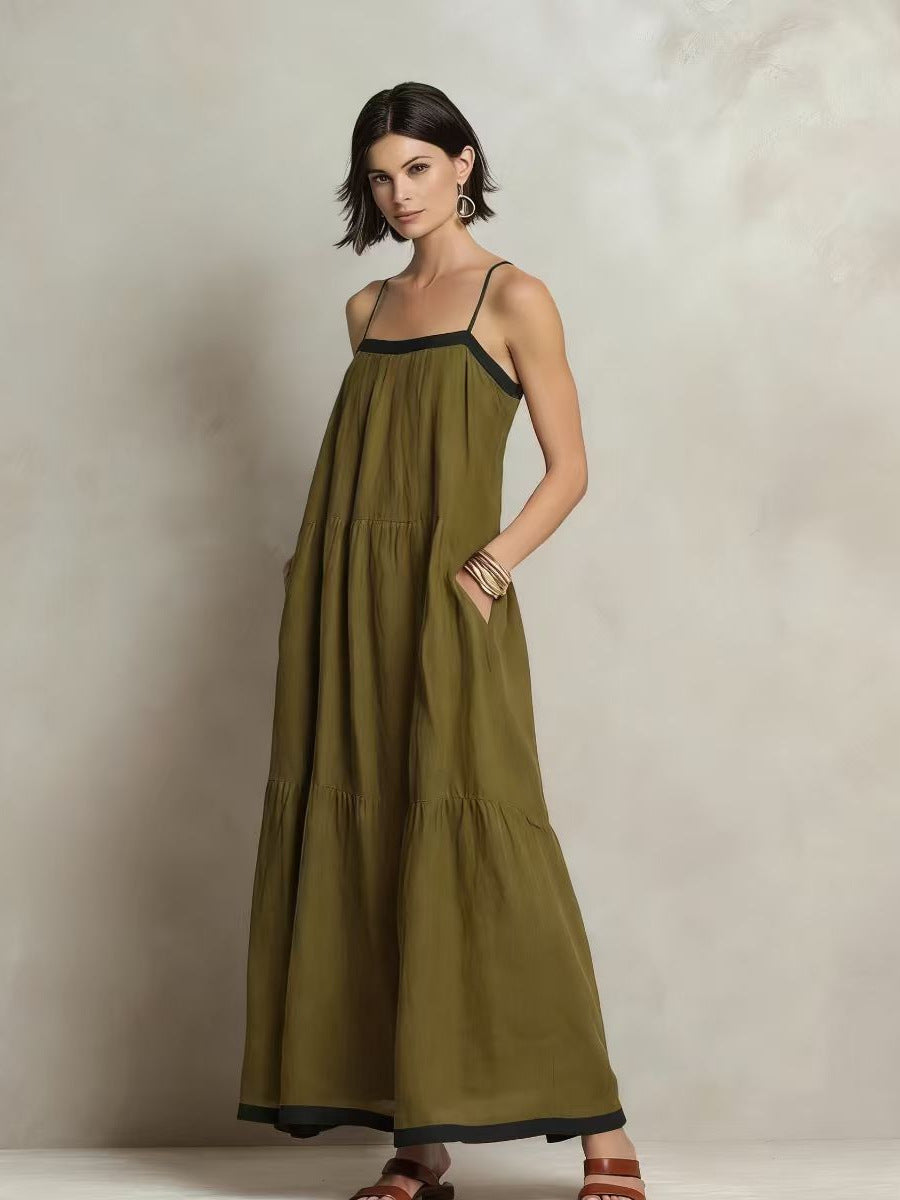 Spaghetti Strap Maxi Dress