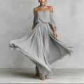 Sleeveless Hollow-Out Neckline Loose Dress