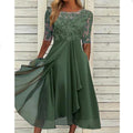 Chiffon Lace Evening Dress