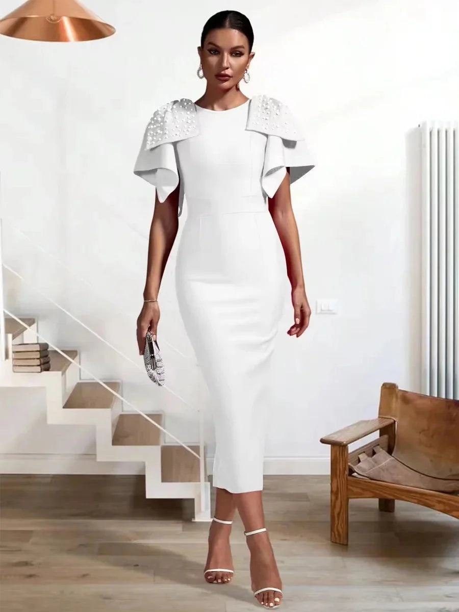 Beaded evening dress