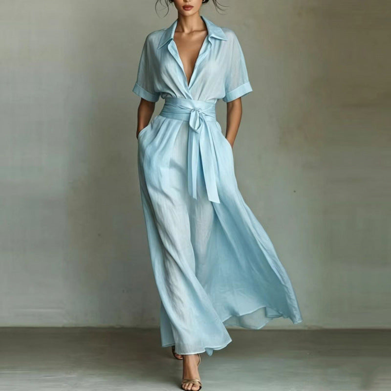 Elegant Chiffon A-Line Dress
