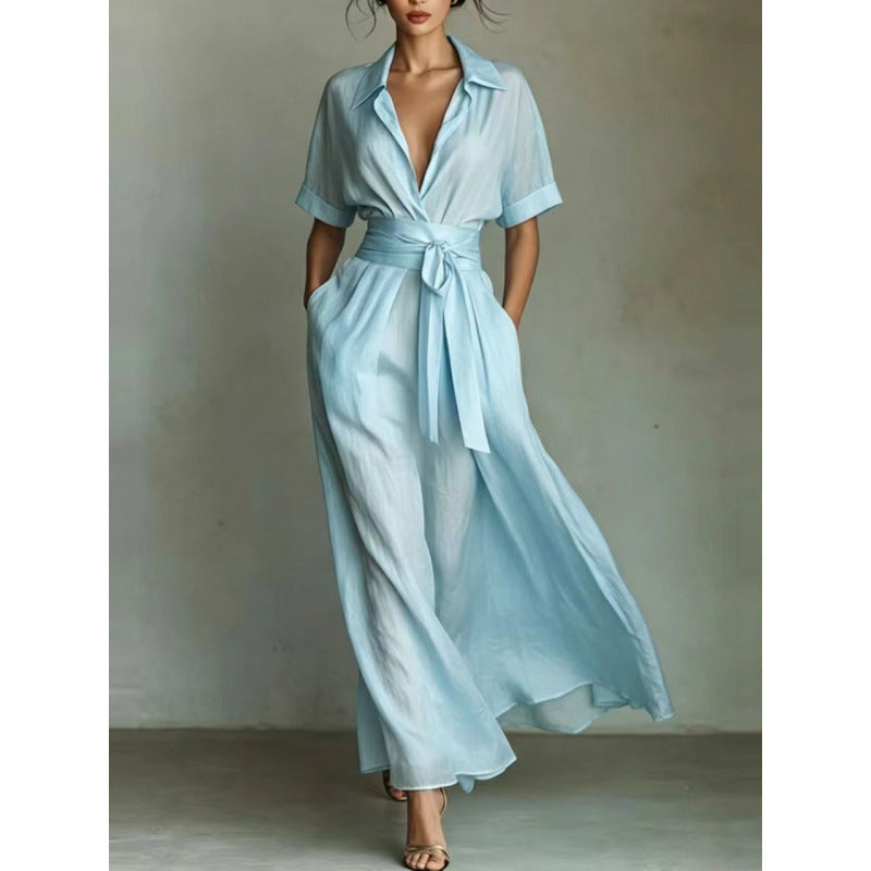 Elegant Chiffon A-Line Dress
