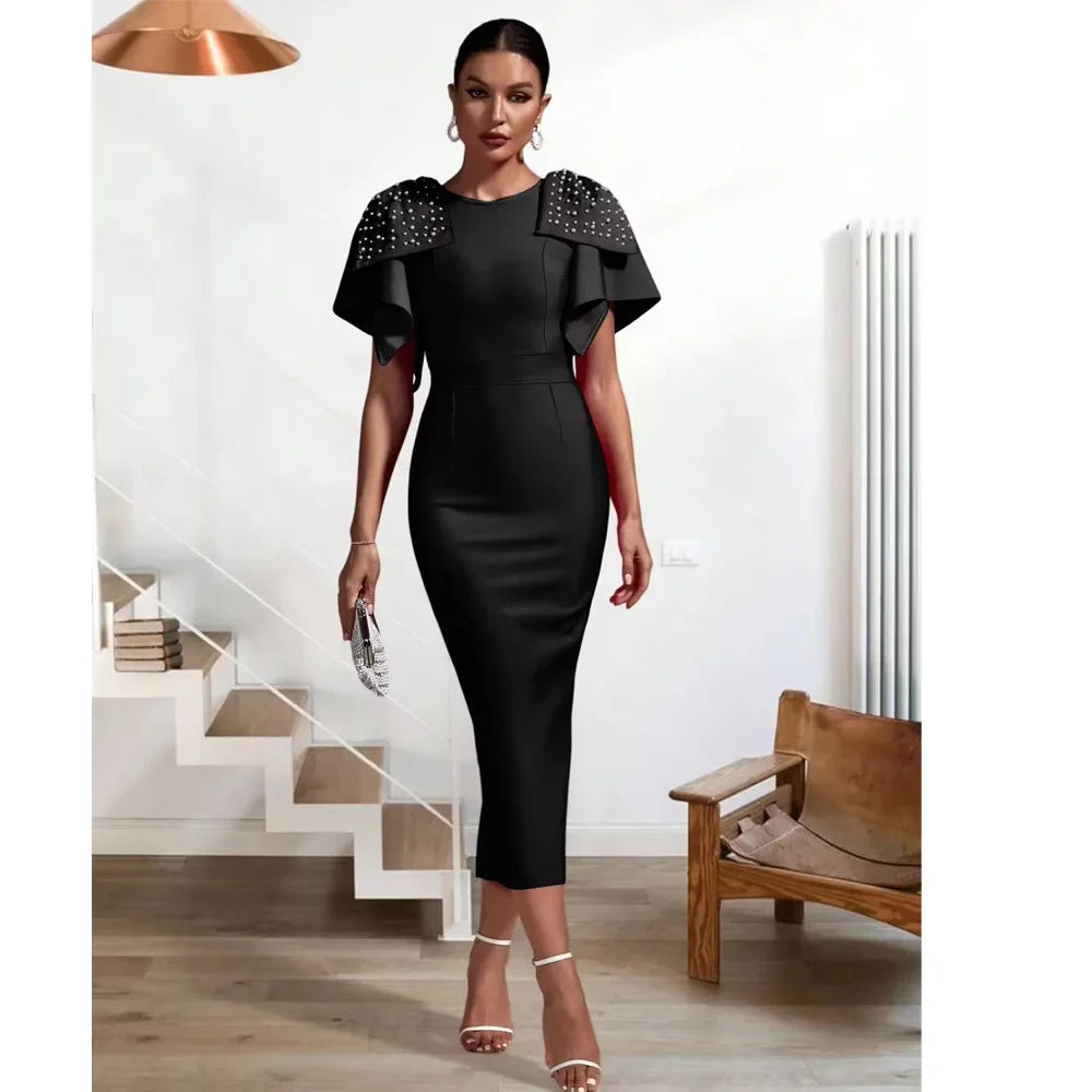 Beaded evening dress