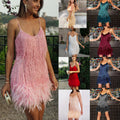 Feather Dinner Dress