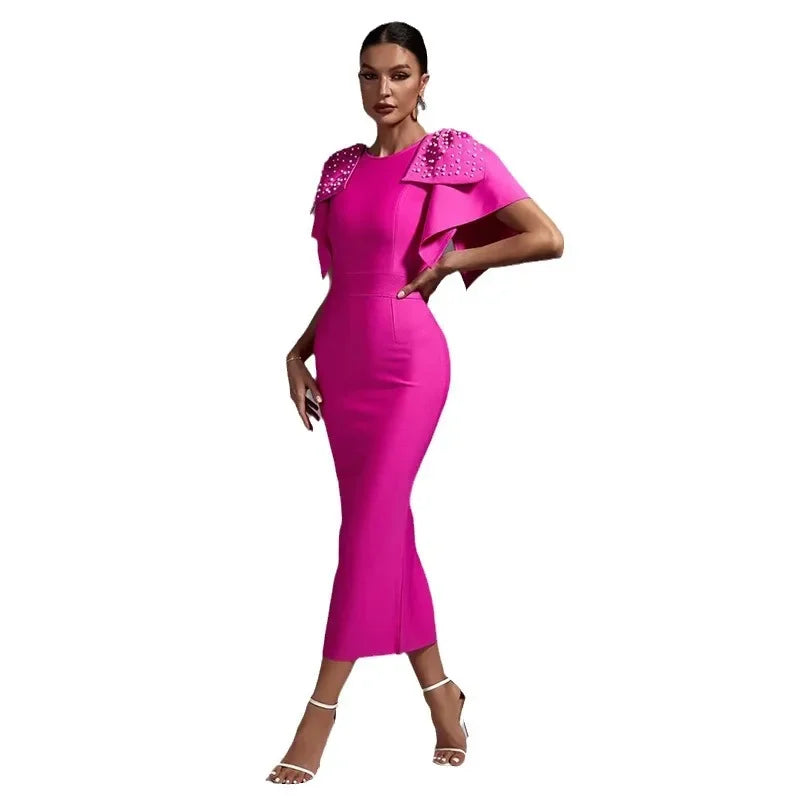 Beaded evening dress