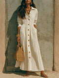 Women's Elegant Solid Color Long Dress