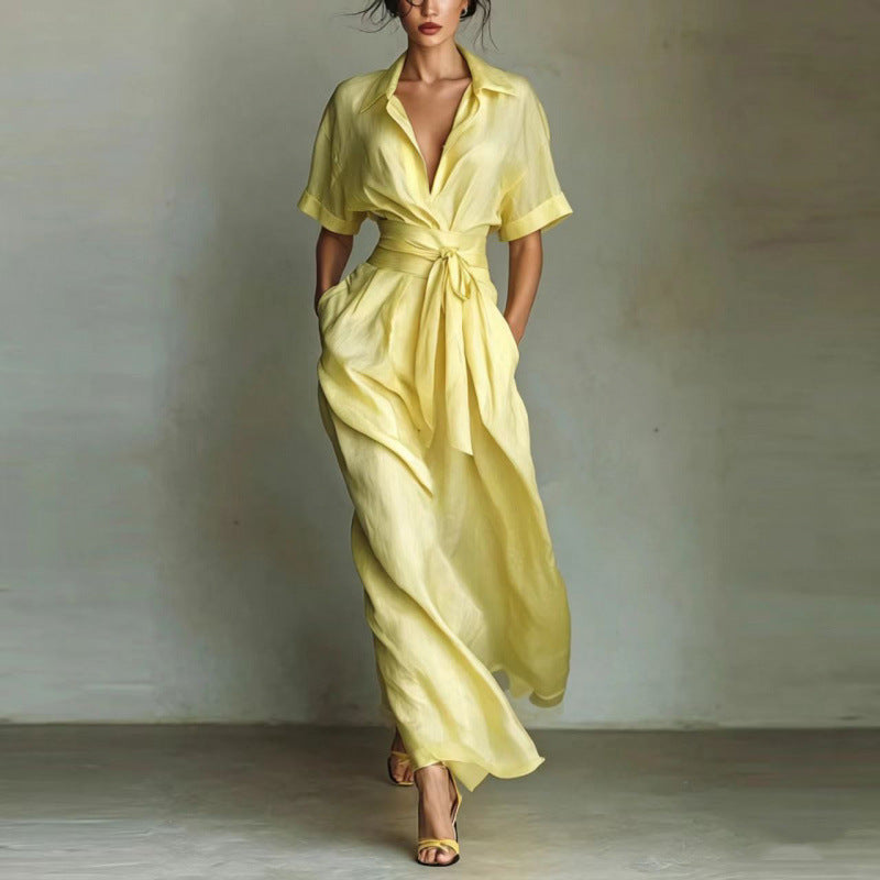 Elegant Chiffon A-Line Dress